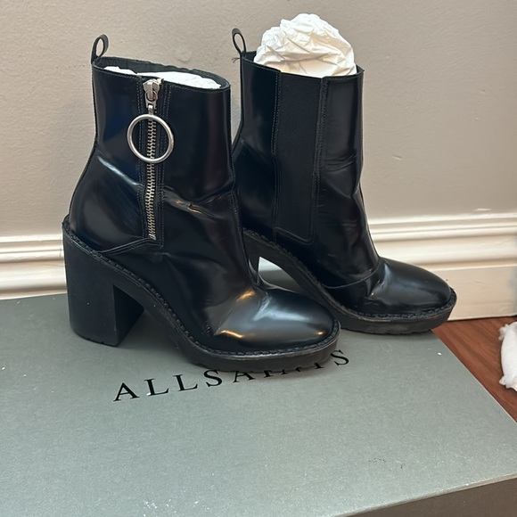 All saints black boots - Picture 2 of 4